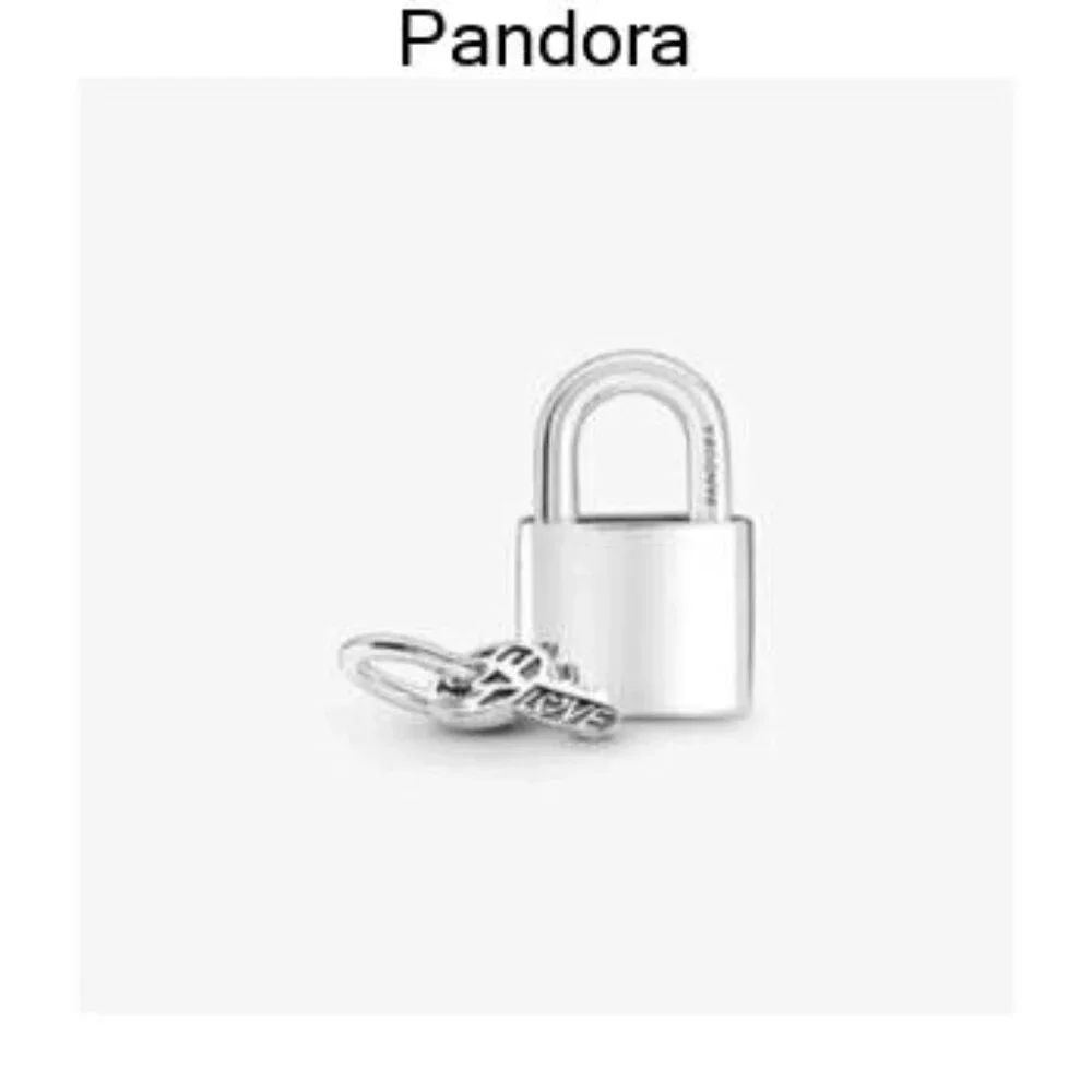 Pandora Padlock and Key Dangle Charm